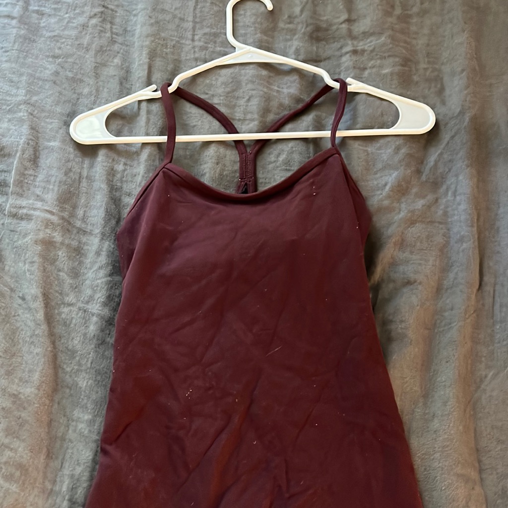 Euc Y Back Yoga Tank With Built In Bra